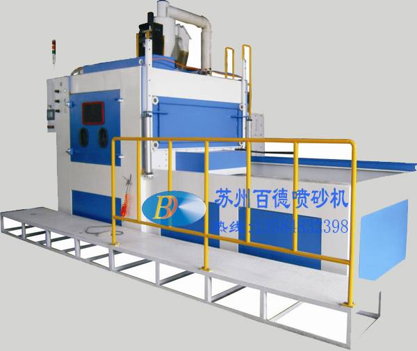 1818-8A臺車轉盤伺服控制自動噴砂機